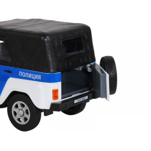 1:24 УАЗ-469 Полиция c инерционным механизмом